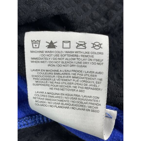 Nike Dri-Fit Women’s Full Zip Blue Athletic Jacket Size Med Thumb Holes Pockets - Picture 15 of 16